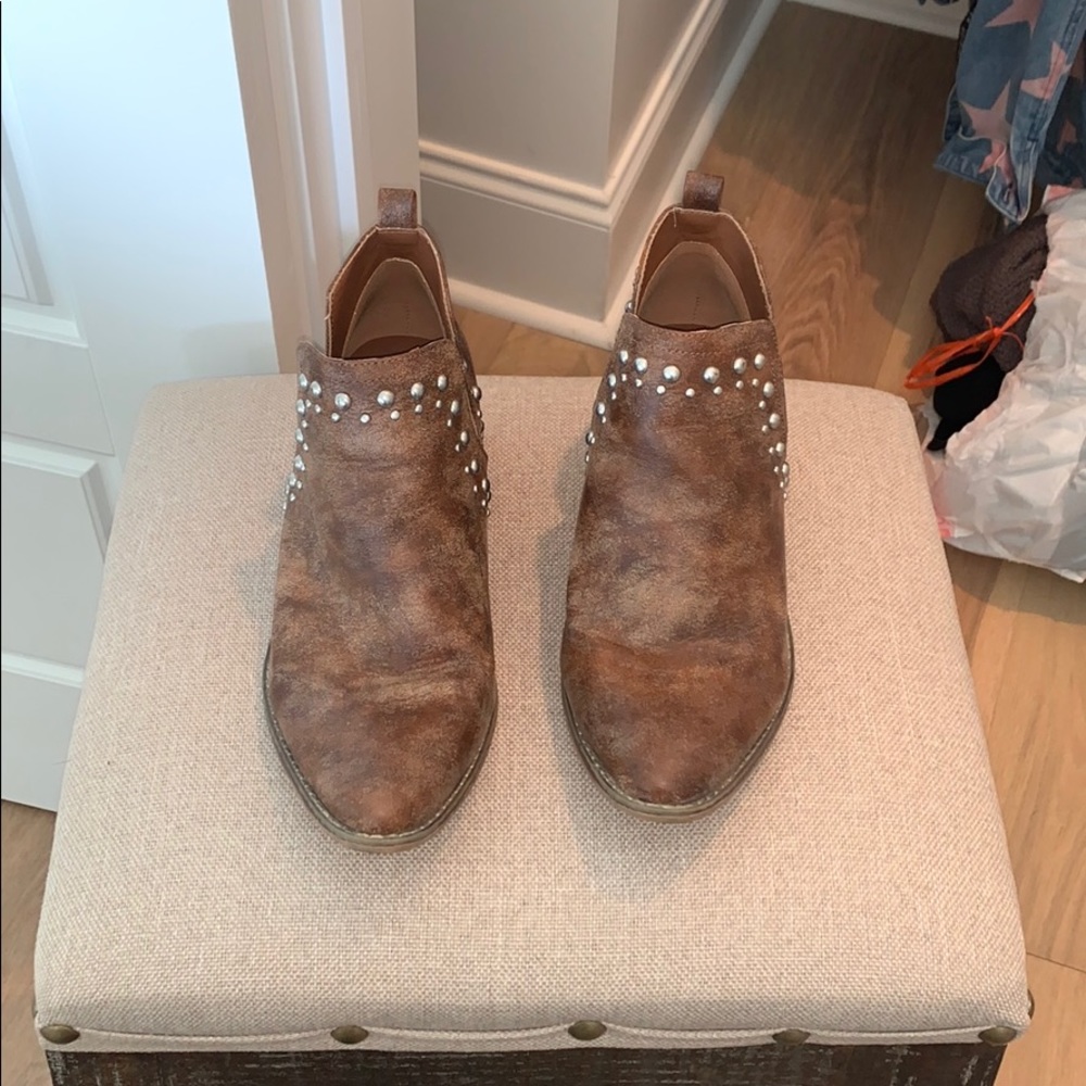 Madden Girl faux leather booties
